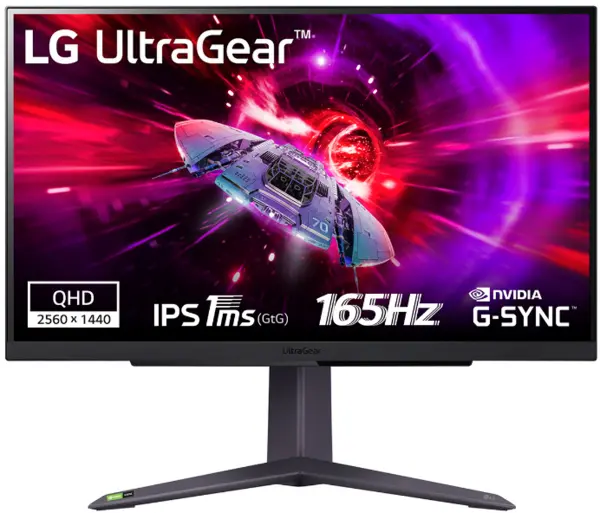 LG UltraGear 27" 27GR75Q-B Quad HD IPS Gaming LED Monitor