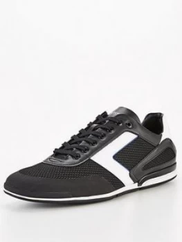 Hugo Boss Saturn Low Profile Trainers Black Size 6 Men