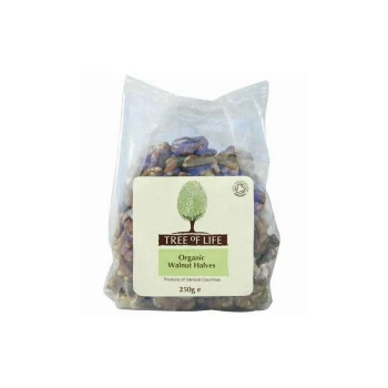 Organic Walnuts - Halves - 250g x 6 - 85558 - Tree Of Life