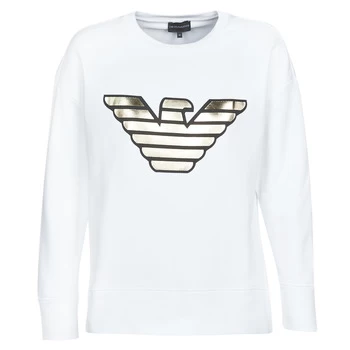 Emporio Armani Gold Eagle Sweatshirt White Size L Women