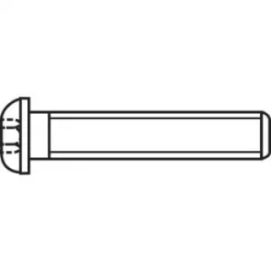 TOOLCRAFT 839791 Fillister head screws M3 8mm Hex socket (Allen) ISO 7380 Stainless steel A2 100 pc(s)
