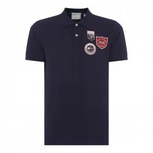 Gant Le Mans Short Sleeve Polo Shirt - Blue 433