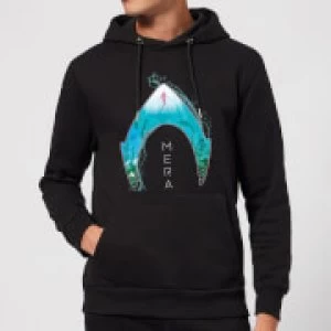 Aquaman Mera Logo Hoodie - Black - M