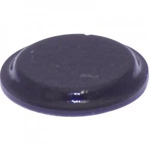 Foot self adhesive circular Black x H 12.7mm x 1.8mm TOOL