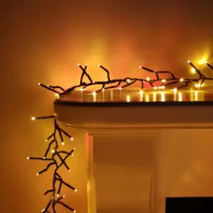 Premier Clusterbrights Indoor Outdoor Multifunction Mains Operated Christmas Cluster Lights with Timer in Choice of Length & Colour