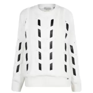 Ted Baker Deserey Cable Knit - White