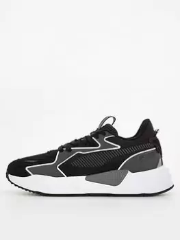 Puma RS-Z Outline Trainers - Black/White, Size 9, Men