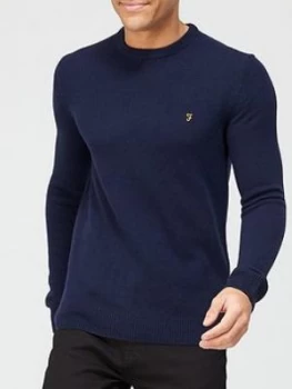 Farah Rosecroft Jumper - Navy Size M Men