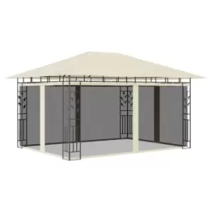 Vidaxl Gazebo With Mosquito Net 4X3X2.73 M Cream 180 G/M²