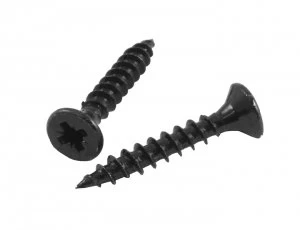 Classic Black CSK Wood Screws Box 200