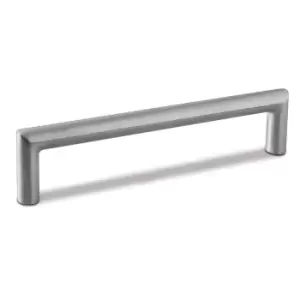 GTV Door Pull Handle Stainless Steel C Bar Straight Fixing Bolts - Size 236mm, P