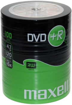 Maxell DVD+R 100 Pack Shrink Wrap