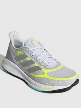 adidas Supernova + - Grey/Yellow, Grey/Yellow, Size 7, Women