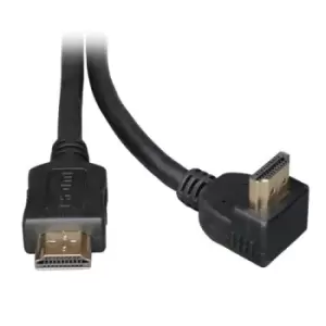 Tripp Lite P568-006-RA High-Speed HDMI Cable with 1 Right-Angle Connector Digital Video with Audio (M/M) 6 ft. (1.83 m)