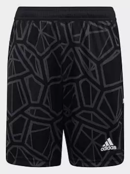 adidas Condivo 22 Goalkeeper Shorts, Black, Size 7-8 Years