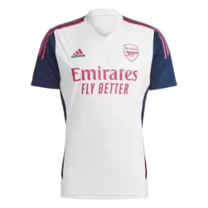 adidas Arsenal Training Shirt 2022 2023 Adults - White