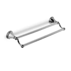 Westminster Double Towel Rail Silver