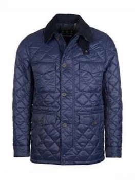 Barbour Dorped Quilt Jacket - Navy