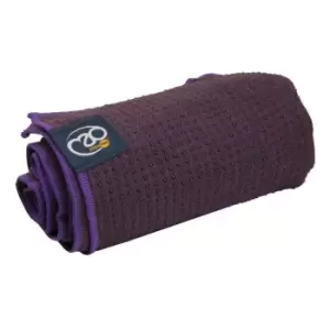 Yoga Mad Mad Grip Dot Yoga Towel - Purple