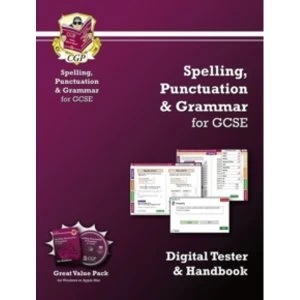 Spelling, Punctuation & Grammar for GCSE - Digital Tester and Handbook by CGP Books (Mixed media product, 2013)