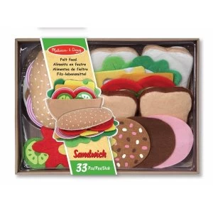 Melissa and Doug Felt Food Sandwich Set