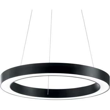 Ideal Lux Oracle - Integrated LED Large Ceiling Pendant Black 3000K