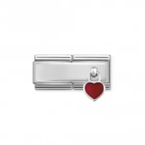 Nomination Composable Double Enamel Silver RedLink 330780/03