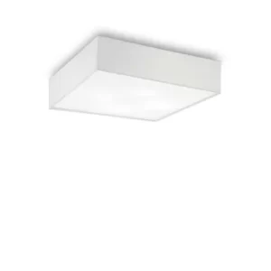 Ritz 4 Light Large Flush Ceiling Light White