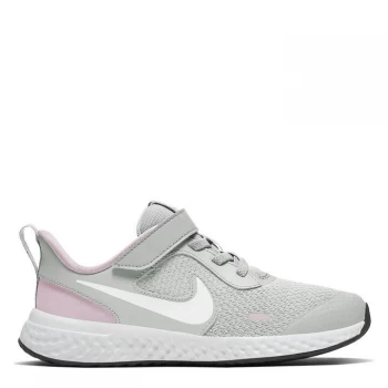 Nike Revolution Girls Trainers - Grey/White/Pink