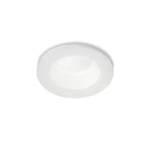 Room-65 Round Recessed Downlight White IP65, 3000K, 8W