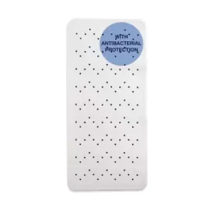 Showerdrape Anti-bacterial Bath Mat - White