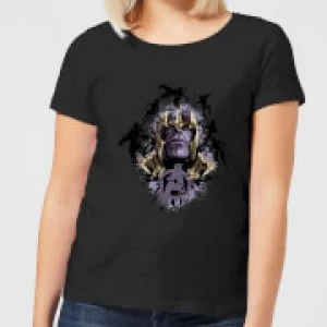 Avengers Endgame Warlord Thanos Womens T-Shirt - Black - XL