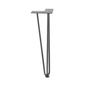 GTV Harpin Metal Industrial Coffee Furniture Table Leg - Size 406mm, Pack of 3