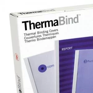 GBC Standard ThermaBind&reg; Cover A4 3mm White 25