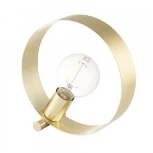 1 Light Table Light Brushed Brass, E27