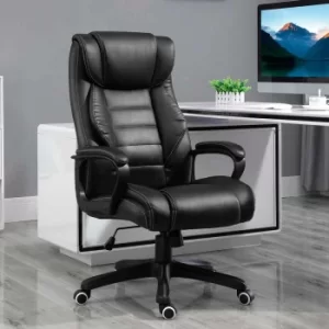 Newmills High Back Executive Office Chair with 6 Point Massager, black