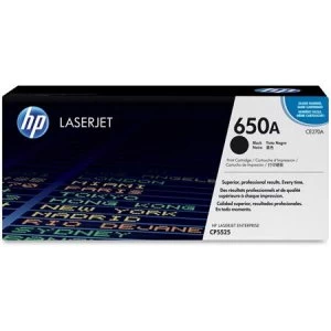 HP 650A Black Laser Toner Ink Cartridge