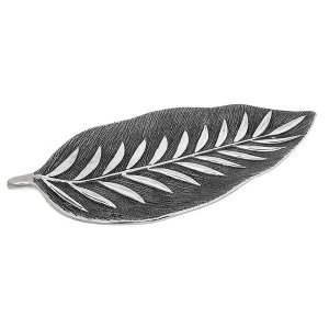 Willow Leaf Plate Gunmetal Ornament