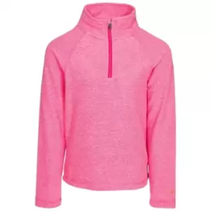 Trespass Girls Meadows AT100 Airtrap Half Zip Fleece Top 11-12 - Chest 30' (Chest 76.5cm)