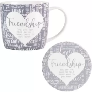 Said with Sentiment 7152 Friendship Mug & Coaster Set