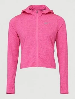 Nike Running Long Sleeve Element Zip Top - Hyper Pink