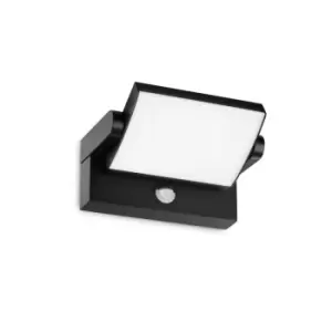 SWIPE LED Outdoor Motion Sensor Wall Lamp Black, 3000K, IP54