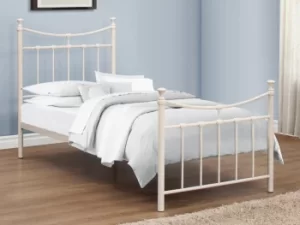 Birlea Emily 3ft Single Cream Metal Bed Frame