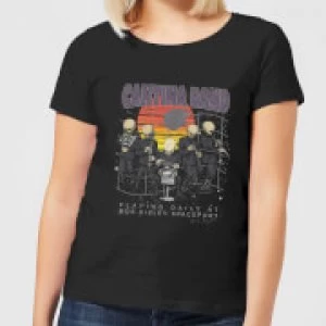 Star Wars Cantina Band At Spaceport Womens T-Shirt - Black