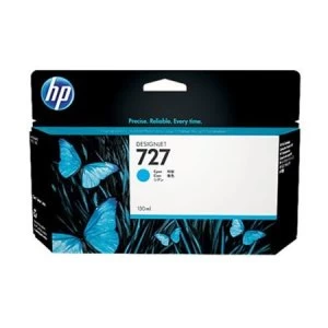 HP 727 Cyan Ink Cartridge
