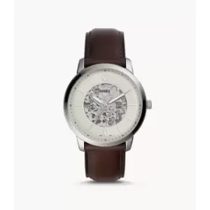 Fossil Mens Neutra Automatic Leather Watch - Brown