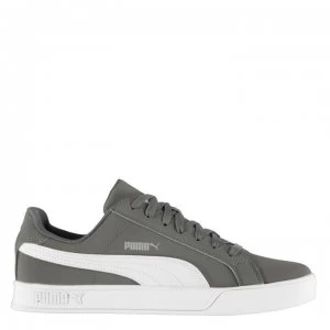 Puma Smash Vulc Trainers Mens - Grey/White