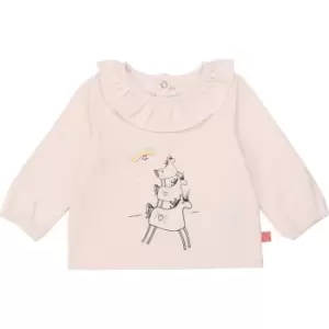 Billieblush Baby Girls Beige Jersey T-Shirt - Beige