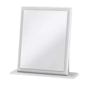 Lisbon Ready Assembled Small Mirror White