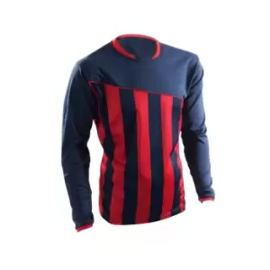 Precision Unisex Adult Valencia Football Shirt (XXL) (Navy/Red)